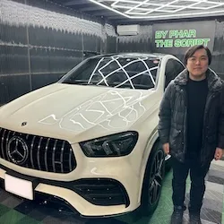 メルセデスベンツAMG GLE53 ガラスコーティング施工実績